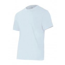 Camiseta Algodon M/cort Blanca M