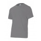 Camiseta Algodon M/corta Gris Xl