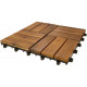 Loseta Madera Acacia Pack 11 Uds 30x30x2.5