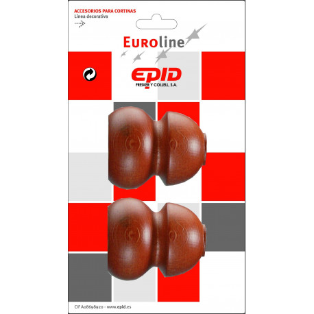 Terminal Barra Cort 29mm Mad Avell. Epid 2 Pz