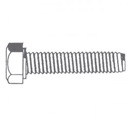 Tornillo C/hexag Din933 8.8 Zn M5x50