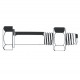 Tornillo C/hexag Din931 8.8 Zn M14x140