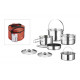 Bateria Cocina Inox Kamp 5 Pzas