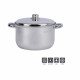 Cacerola Inox Vulcano 24 Cm