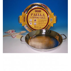 Paellera Valenciana Inox Vitro 28 Cm