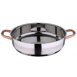 Tartera Acero Inox Copper Ind. 32x8 Cm