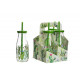 Botella Cristal Cactus Set-4 14x13x20cm 2