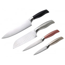 Set 4 Cuchillo Acero Inox Neon