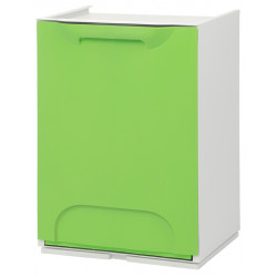 Cubo Basura Selectivo Verde 34x29x47cm