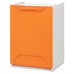 Cubo Basura Selectivo Naranja 34x29x47cm