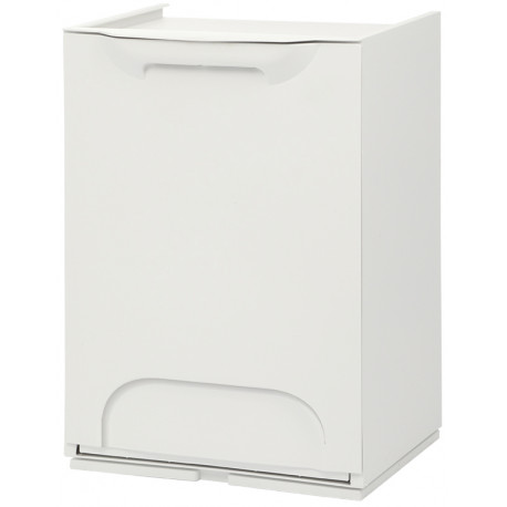 Cubo Basura Selectivo Blanco 34x29x47cm