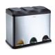 Cubo Pedal 3 Contened Step Bin 45 L