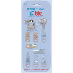 Cerradura Buzon 60004 Oro Btv