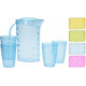 Jarra + 4 Vasos Color Surtido 2 L