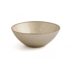 Bol Vidrio Oro Viejo 15 Cm