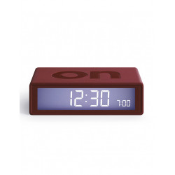Reloj Despertador Lcd Granate