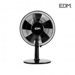 Ventilador Sobremesa Negro 40 W