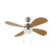 Ventilador Techo C/luz 4aspas 105cm 50 W