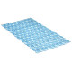 Alfombra BaÑo Pvc Azul 70x36 Cm