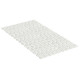 Alfombra BaÑo Pvc Blanco Perg. 70x36 Cm