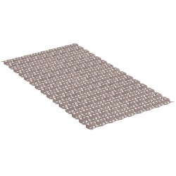 Alfombra BaÑo Pvc Vison 70x36 Cm