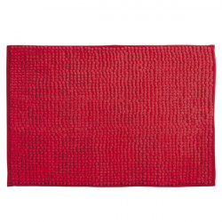 Alfombra BaÑo Chenille Rojo 40x60 Cm