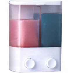 Dosificador Jabon 2 Depositos 14x8x18,5