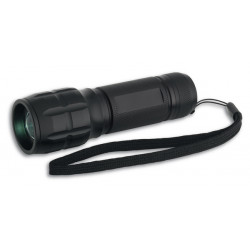 Linterna Aluminio Negro Led 120 M