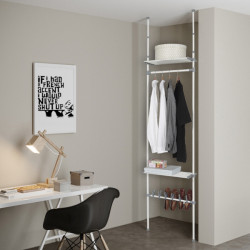 Perchero Vestidor Extensib Nº1 68x25 Cm