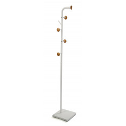 Perchero Metal Blanco 28x28x174