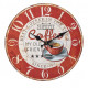 Reloj Pared Vintage Esfera Roj