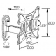 Soporte Lcd 1br Incl.gir.negro 14-32' 2