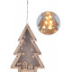 Colgante Arbol Madera Led 25cm