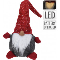 MuÑeco Navidad Gnomo C/led