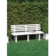 Banco Jardin Resina Bco 147x49 Cm