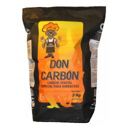 Carbon Vegetal Barbacoa Bolsa 3 Kg