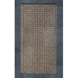 Cortina Puerta Madera Bambu 90x180 Cm