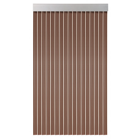 Cortina Cintas Color Marron 210x90 Cm