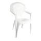 Sillon Resina Alto Blanco