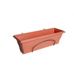 Jardinera+soporte Terracota 60 Cm