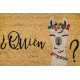 Felpudo Coco Blanco Quien Llam 40 X 60 Cm