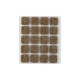 Fieltro Adhesivo Marron 17x17x3mm