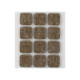 Fieltro Adhesivo Marron 22x22x3 Mm
