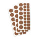 Fieltro Adhesivo Marron 270x100x9