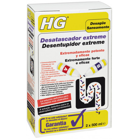 Desatascador Extreme 2 Compon 0,5 L