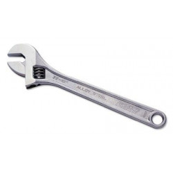 Llave Ajust. M/cent 06" Cromada Irega