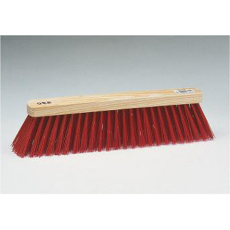 Escobon Barrendero Fibra Roja 520x65 Mm