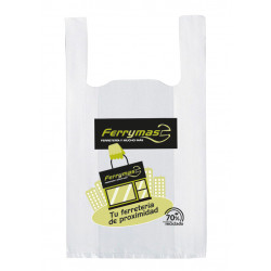 Bolsa Plast.camiseta 70% B/500 30x40 Cm