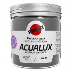 Pintura Manualidades Negr Mate 75 Ml