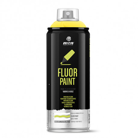 Pintura Aerosol Amarillo Fluor 400 Ml